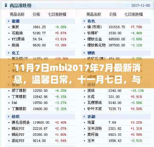 MBI 2017年最新消息纪实，温馨日常的美好时光与朋友们共度——十一月七日回顾