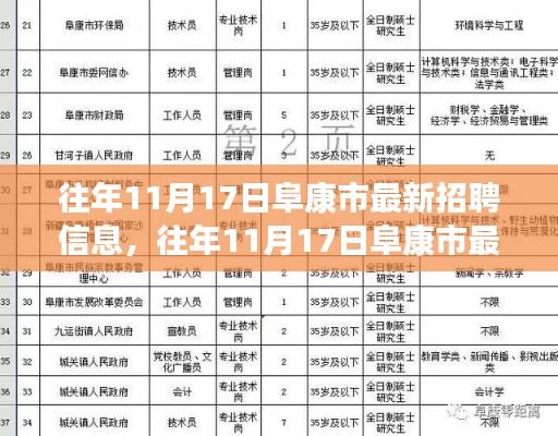 往年11月17日阜康市招聘信息大汇总,职场人的福音