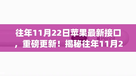 揭秘往年11月22日苹果最新接口,重磅更新与功能亮点🍎📲