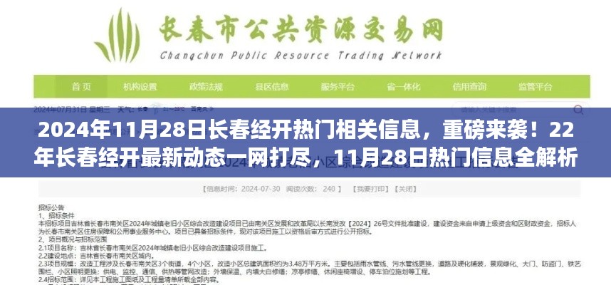 2024年11月28日长春经开热门信息解析,最新动态一网打尽