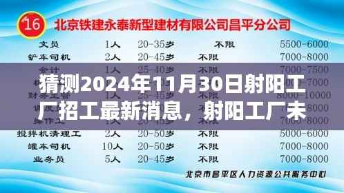 射阳工厂招工最新动态,展望2024年招工趋势及未来预测(独家猜测)