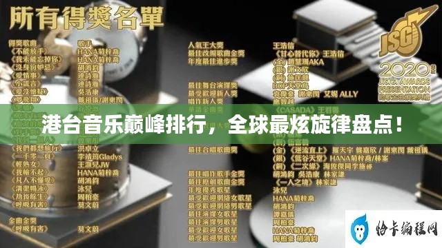 港台音乐巅峰排行,全球最炫旋律盘点!