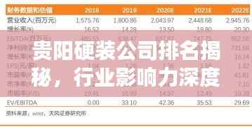 贵阳硬装公司排名揭秘，行业影响力深度解析